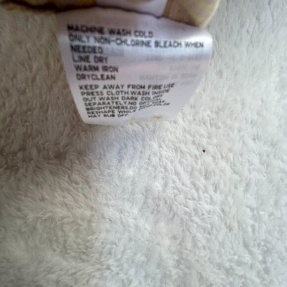 Uniqlo Womens Yellow & White Plaid Long Sleeve Button-Down Shirt Large Cotton - Picture 5 of 9